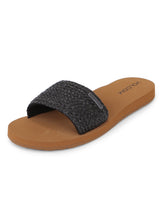 Volcom Simple Slide Braid Sandals - Black